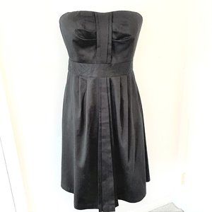 THE LIMITED Black Strapless Cotton Dress